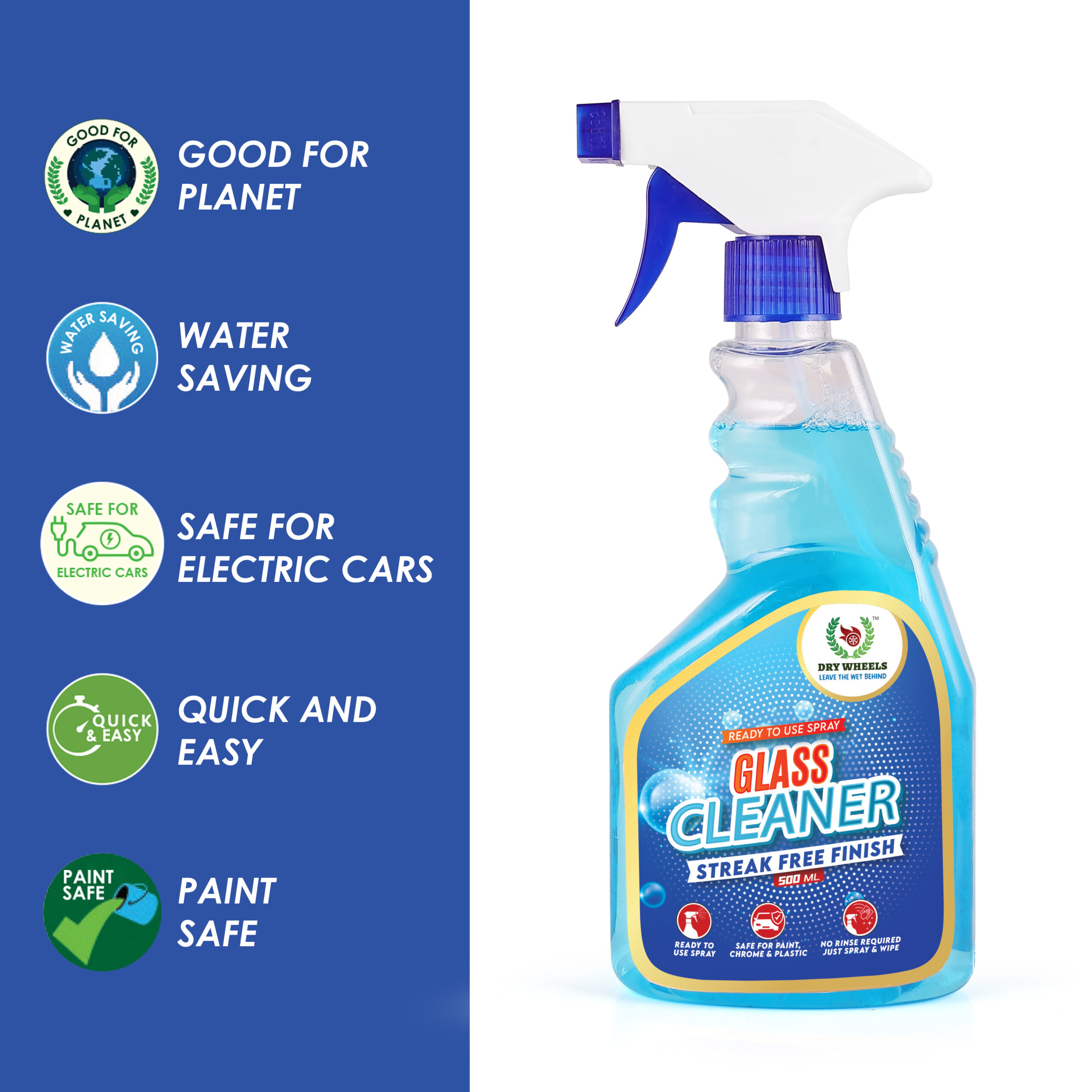 Glass Cleaner-Streak-Free Finish (500 ml) - Image 6