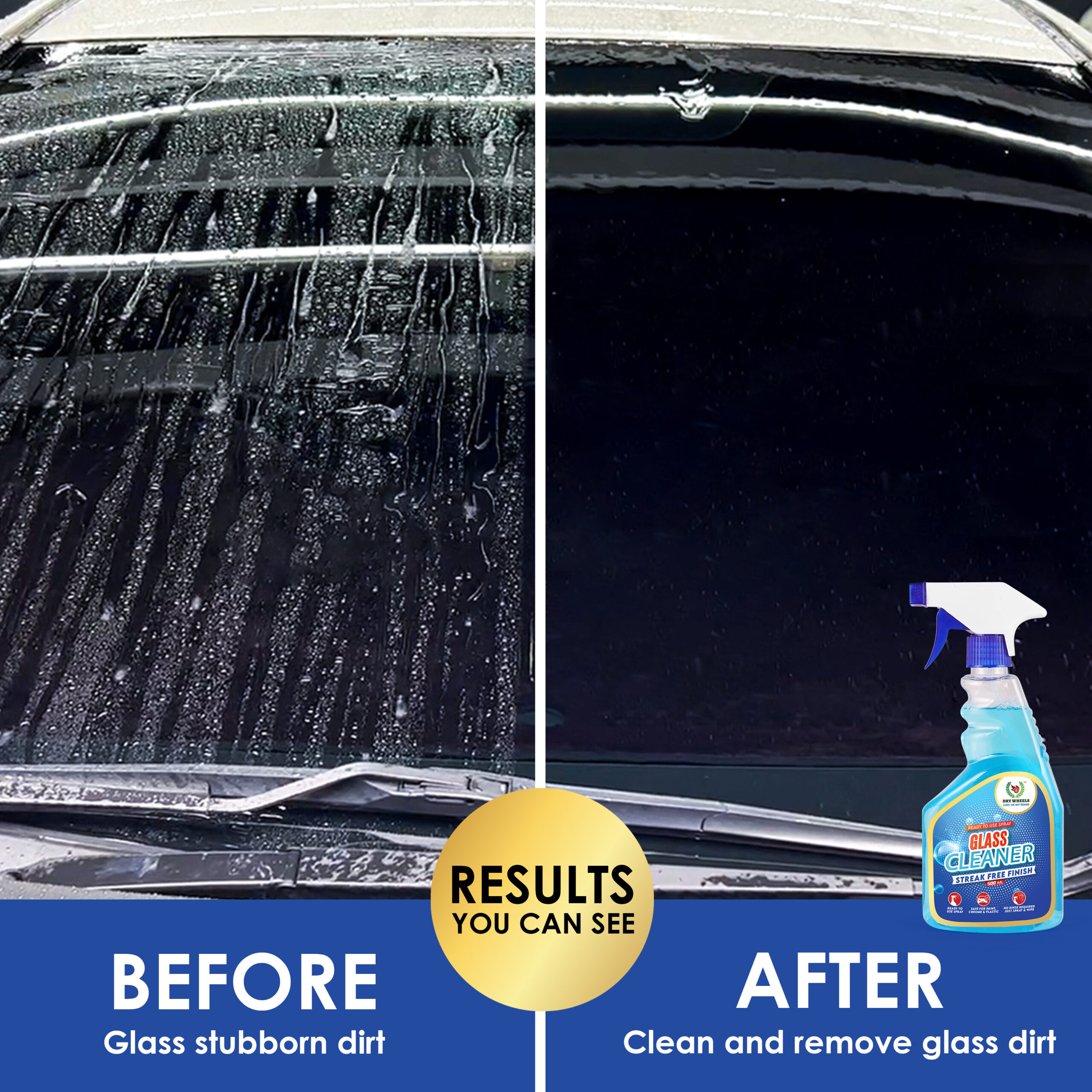 Glass Cleaner-Streak-Free Finish (500 ml) - Image 5