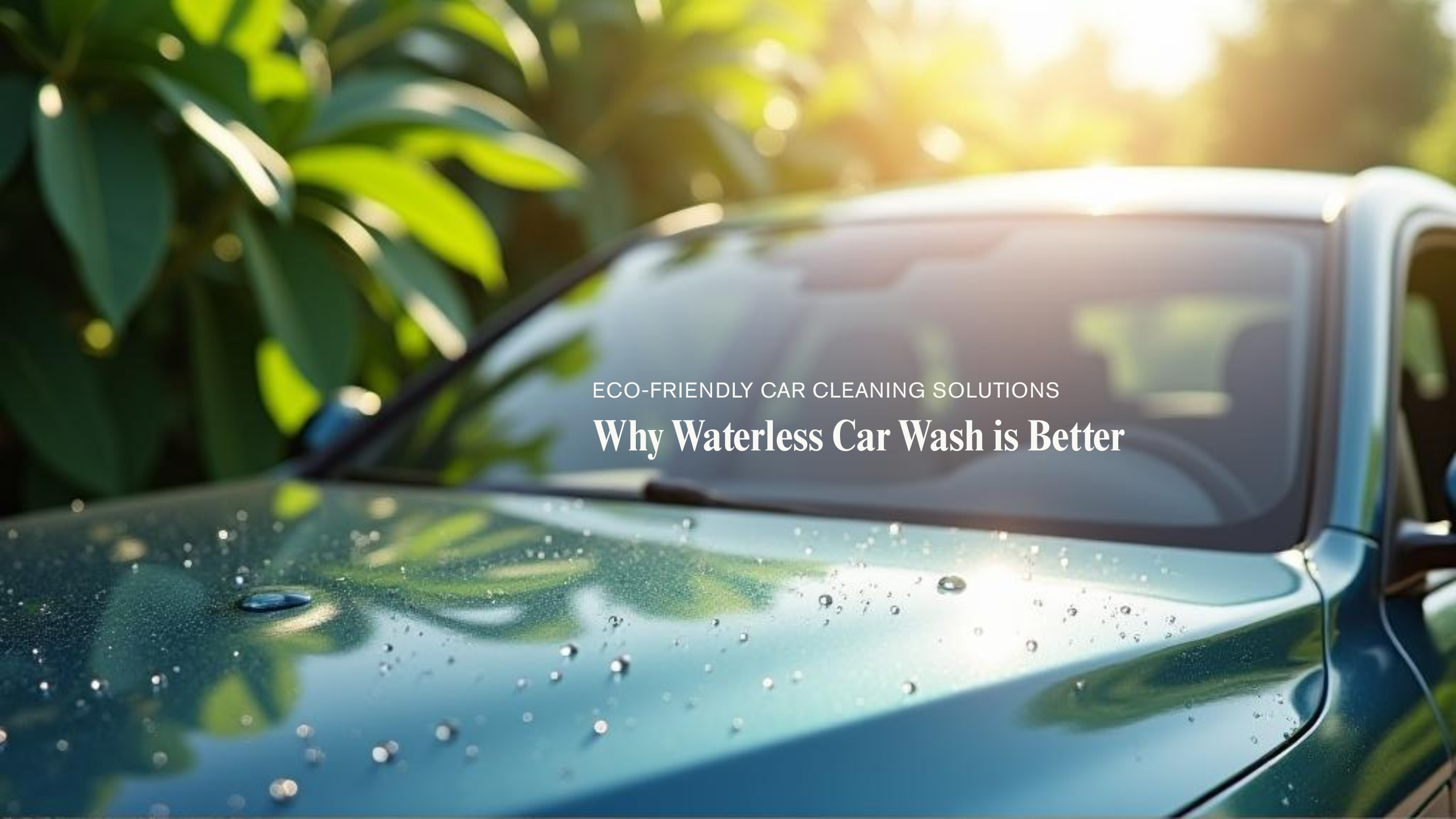 Why Waterless Car Wash is better than Traditional Car Wash